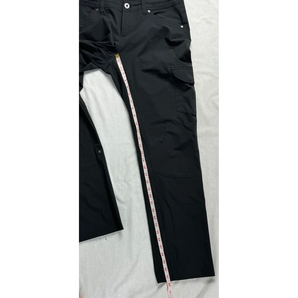 Kuhl Womens Cargo Hiking Pants Black Size 10 Reg Outdoor Trekking Trousers